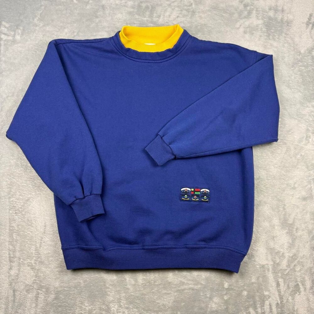 Gap Men's Blue and Navy Sweatshirt